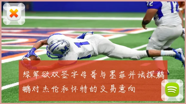 绿军欲双签字母哥与墨菲并试探鹈鹕对杰伦和怀特的交易意向